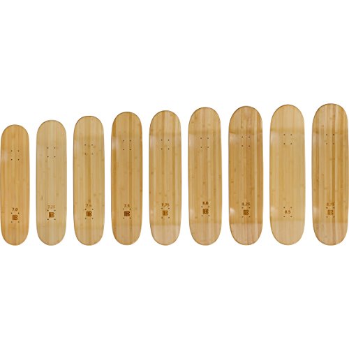 Bamboo Skateboards Hard Good Blank Short Board, 7.75, Natural Pricepulse