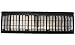 Evan-Fischer Grille Assembly Compatible with 1991-1996 Jeep Cherokee Painted Black Shell and Insert