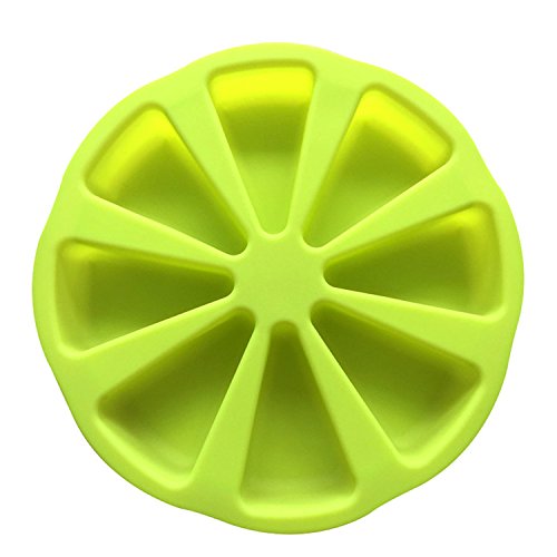 Ztexkee Stampo per hamburger e panini, in silicone per uso alimentare, 8 cavità perforate, stampo rotondo per hamburger, panini, hamburger, forno e ristorante