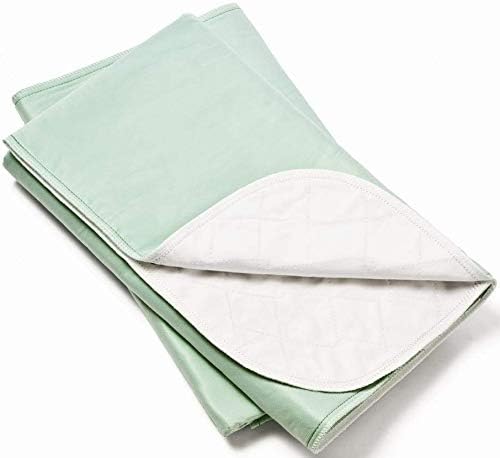 2 Pack - 36x36 Wateproof Reusable Incontinence Underpads/Washable Incontinence Bed Pads Great for Adults, Kids and Pets (Green)
