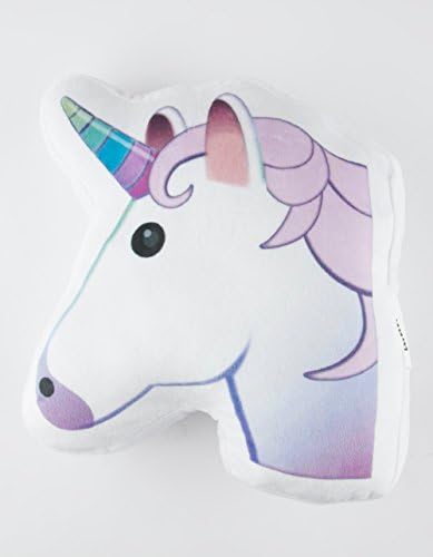 Unicorn Emoji Pillow, Multi
