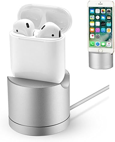 Zakaco Charging Dock Stand for Apple Airpods Wireless Bluetooth Headphone Case [Use with Original Cable]