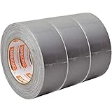 Tape King Professional Grade Duct Tape, 3-Pack, Silver Color Multi Pack, 11mil (1.88 Inch x 35 Yards), 48mm x 32m - Ideal for Crafts, Home Improvement Projects, Repairs, Maintenance, Bulk