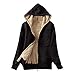 Nice Hoodie,Womens KIKOY Casual Winter Warm Sherpa Lined Zip Up Sweatshirt Coat