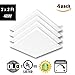 LED 2 x 2 Ft Recessed LED Panel Light Ceiling White Frame 40W 4000K Dimmable - 4Pack