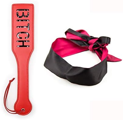 12.6 in Handmade Pu Leather Paddle Spanking for Team Sports,Travel,Loveing (B)