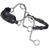 Showman Leather Nose Stainless Steel S Hackamore.