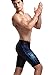 Neleus Men's Jammer Swimsuit Solid Swim Short,57,Black,Asian Large/ US Small