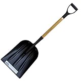 FOREST HILL Manufacturing General Purpose Poly Gardener Scoop Shovel (Black Poly, 48-Inch)