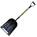 Forest Hill Manufacturing General Purpose Poly Gardener Scoop Shovel (Black Poly, 48-Inch)