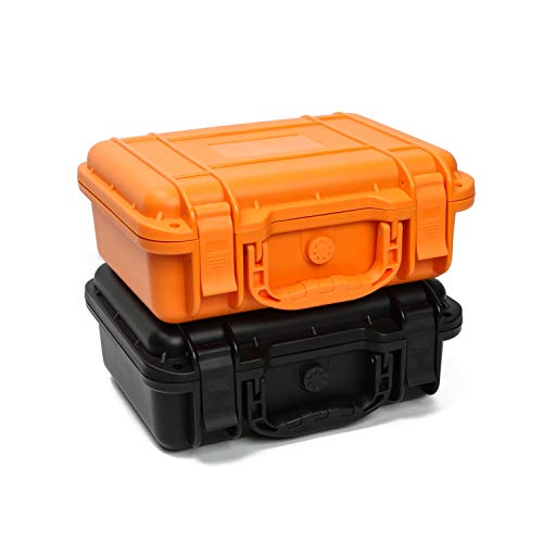 Mavic Mini Hard Carrying Case Waterproof Explosion-Proof Rugged Storage Bag Portable for DJI Mavic Mini Drone Battery and Accessories- Orange