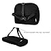 LOVEHOME Memory Foam Lumbar Support Back Cushion with 3-Way Fixation Strap for Lower Back Pain Relief - Ideal Back Pillow for Computer/Office Chair, Car Seat, Recliner etc.- Black