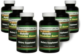 Diabetic Circulation Booster All-natural dietary supplement supports healthy blood circulation and feeds your arteries the nutrients needed to promotes more energy, vibrant health and vigor. 180 Day S