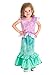 Little Adventures New Magical Mermaid Princess Dress Up Costume Size Small Age 1-3 - Machine Washable Child Pretend Play and Party Dress with No Glitter