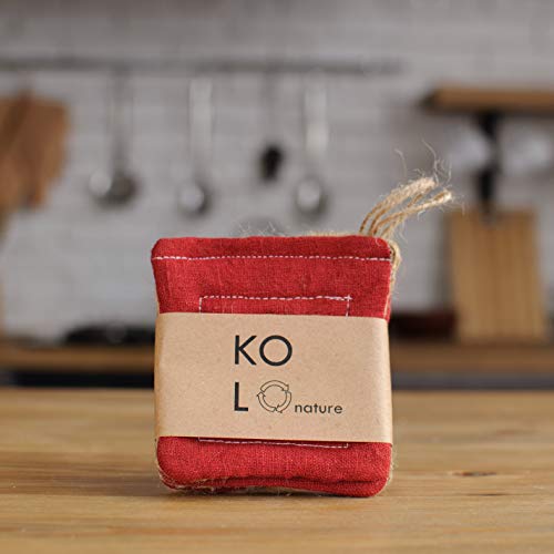 Zero waste Handmade Eco Gift Unsponges Natural Reusable Recycling sponges kitchen 3 in set