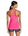 Under Armour Women's HeatGear Armour Racer Tank, Harmony Red/Metallic Silver, X-Large