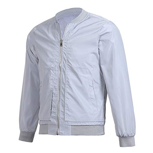 Hot Sale! Men's Winter Warm Jacket Slim Fit Lightweight Softshell Flight Bomber Jacket Coat Tops