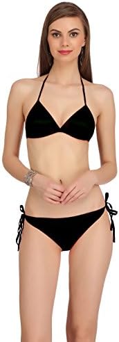 Fashion ComfortzWomen’S Girls Satin Nylon Spandex Sexy Bra Sexy Panty,Non Padded Bikini Swimwear Lingerie Set,Women’S Girls Ladies Undergarments,Sexy Lingerie Beach Innerwear for Women Girls Ladies