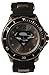 Superman Men's SUP9123 Black Rubber Strap Gunmetal Analog Watch