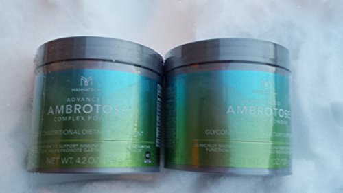 Lots of 2 Mannatech Advanced Ambrotose 120g Powder Lots of 2 Mannatech Advanced Ambrotose 120g Powder