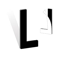 12 Inch Self Adhesive House Numbers, Acrylic Modern