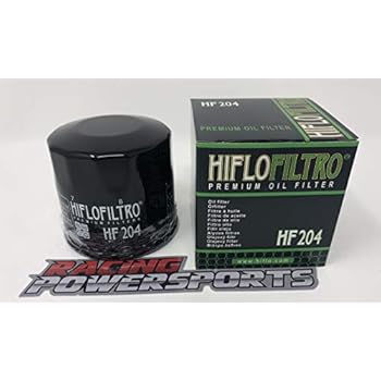 HIFLO OIL FILTER HF204 HI FLO ARCTIC CAT KAWASAKI YAMAHA HONDA MV AGUSTA TRIUMPH
