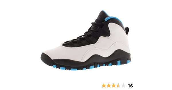 Amazon Com Nike Air Jordan 10 Retro Gs White Powder Blue 106 Basketball