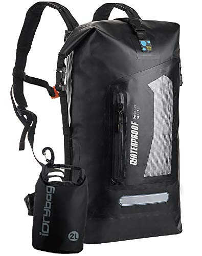 IDRYBAG Waterproof Dry Bag Dry Sack, Lightweight Dry Backpack Water Sport, Hiking Dry Backpack Shoulder Straps 30l - Thumbnail 7