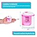 Electric Pencil Sharpener, Battery-Powered, Batteries Included, High-Speed Automatic, Best for Colored, No. 2 Wood Graphite Pencils, Home Office School Classroom Adults Kids, Straight Blade (Pink)