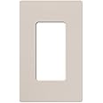 Lutron Claro 1 Gang Decorator/Rocker Wallplate, Satin, Taupe (1-Pack) | SC-1-TP
