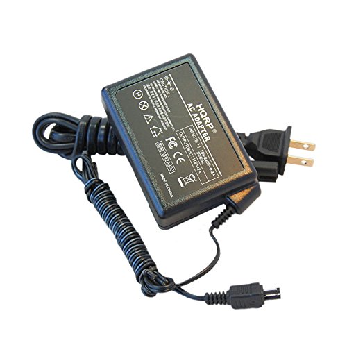 HQRP Replacement AC Adapter / Charger for JVC GZ-MG330 / GZMG330 Everio Camcorder with USA Cord and Euro Plug Adapter -Black / Silver / Blue