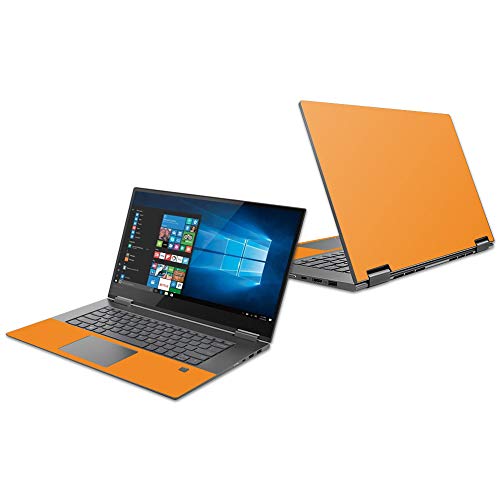 Mightyskins Skin Compatible with Lenovo Yoga 730 13" (2018) - Solid Orange | Pr…