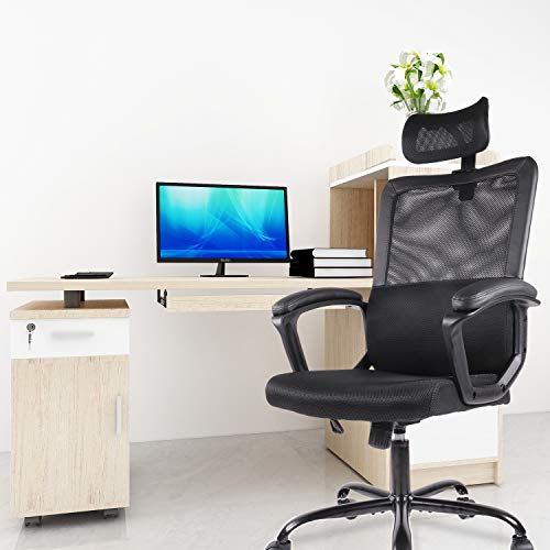 Smugdesk Ergonomic Office Chair High Back Mesh Office Chair Adjustable
