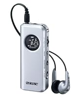 SONY FM stereo / AM radio pocketable Silver M98 SRF-M98 / S