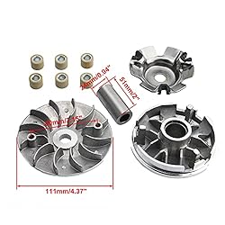 GOOFIT Complete Front Variator Roller Assy for GY6