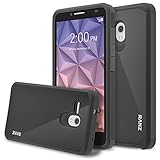 Alcatel One Touch Fierce XL Case, RANZ Classic Black Hard Impact Dual Layer Shockproof Bumper Case For Alcatel One Touch Fierce XL (5054N)