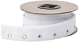 Pearl Eyelet Side Seam Lacing Tape, 6 yd, White