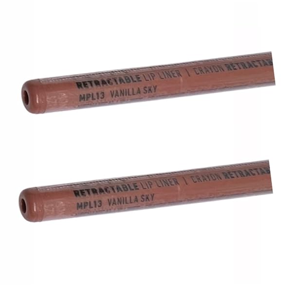 PACK OF 2 NYX PROFESSIONAL MAKEUP RETRACTABLE MECHANICAL LIP LINER, VANILLA SKY MPL13