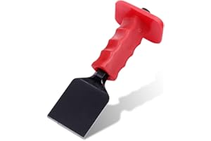 Monkey King Bar-8.9IN by 2.5IN Width Flat Masons Chisel/Demolishing/Masonry/Carving/Concrete Breaker Chisels with Hand Guard with Hand Guard