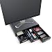 Mind Reader PC, Laptop, IMAC Monitor Stand and Desk Organizer, Black primary