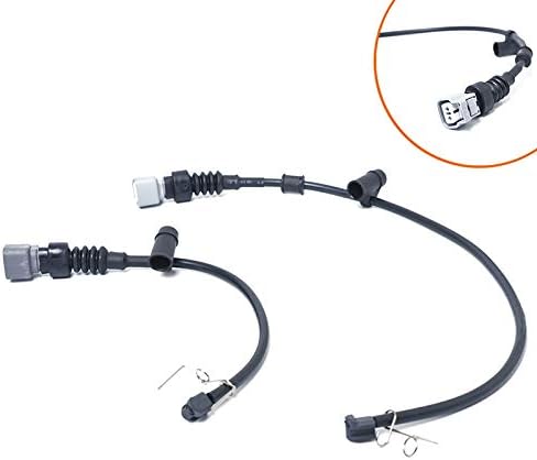 MKOKO 2PCS Car Front Rear Brake Pad Sensor Cable 47770-50050 47770-50060 for Lexus LS430 2000-2006