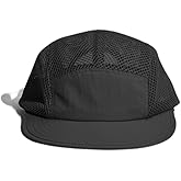 FASHIXD Mesh 5 Panel Hat Flat Brim Quick Dry Sports Running Hat