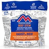 Mountain House Beef Stew Pouch| Freeze Dried Backpacking & Camping Food | Survival & Emergency Food | Gluten-Free | Entree Me
