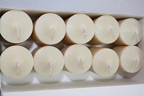 Bergamot Tobacco Scented Votive Candles Ivory (10)