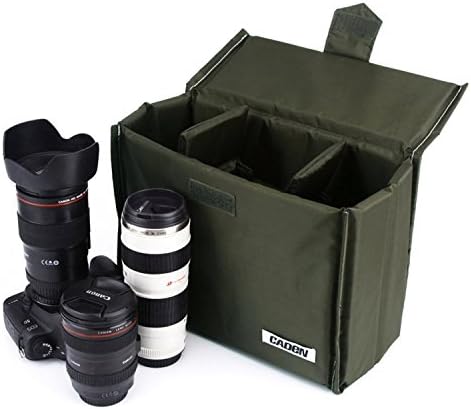 Beaspire Insert DSLR Inner Lens Bag Waterproof Shockproof Travel Camera Protective Bag for Sony Canon Nikon Olympus Pentax DSLR SLR and etc