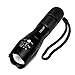 Tactical Led Flashlight Torch, Refun A100 High-Powered Flash Light, Rechargeable Tac Light, Water Resistant Handheld Flashlight with Zoom Function and 5 Modes
