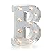 Darice Silver Metal Marquee Letter – B - 9.87” Tall, Galvanized Silver Finish