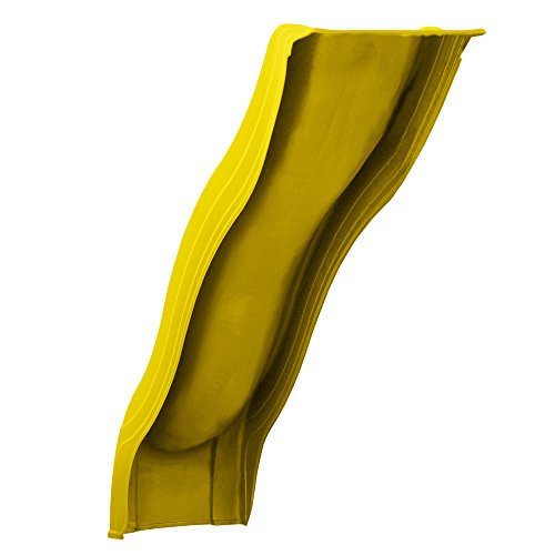 Swing-N-Slide WS 8201 Apex Wave Slide for 4' Swing Set Decks with, Yellow