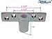 SeaLux Marine 316 Stainless Steel Side Mount Oarlock Sockets for 1/2