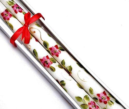 Decorated Holiday Christmas Dinner Taper